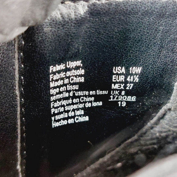 Karen Scott Majar Black Fabric Heeled Ankle Boot Booties T219 - Picture 8 of 9